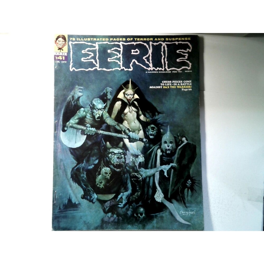 Eerie #41 August 1972 Warren Magazine Horror Bimonthly Comic Monster Comic